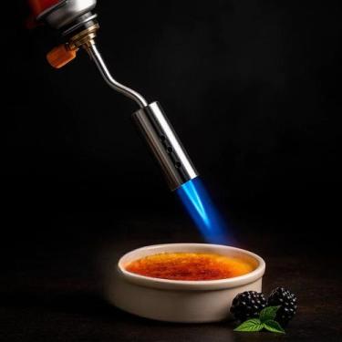 Imagem de Maçarico Chama Turbo Culinário Flambar Gratinar Caramelizar Solda Isqu