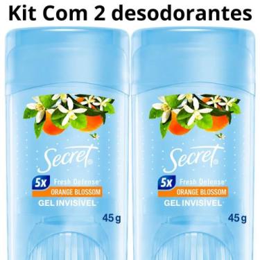 Imagem de Secret Orange Blossom Antitranspirante Defense Kit 2 Und 45g