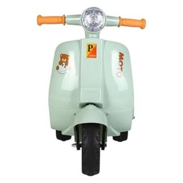 Imagem de Mini Moto Elétrica Infantil de Brinquedo Scooter Cubi Joy 6V Verde - B