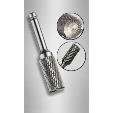 Imagem de Lima Rotativa Metal Duro Cilíndrica 10mm Haste 1/4 - Congratulations S