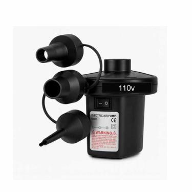 Imagem de Inflador Elétrico Ômega 110V com 3 Bicos para Colchão Inflável, Piscin