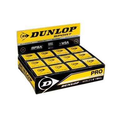 Imagem de Caixa de Bola de Squash Dunlop Revelation Pro XX (2 pontos amarelos - 