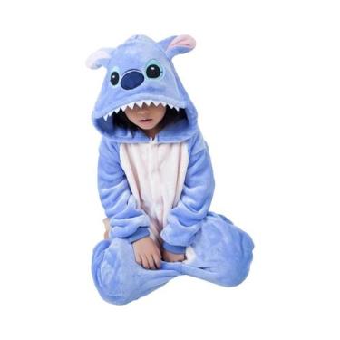 Imagem de Pijamas Kigurumi Para Crianças Com Estampa De Animais Em Cartoon, Roup