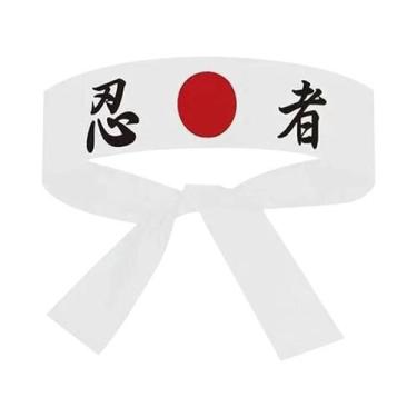 Imagem de Bandana De Karate Samurai Para Chef De Sushi, Faixa De Cabeça Japonesa