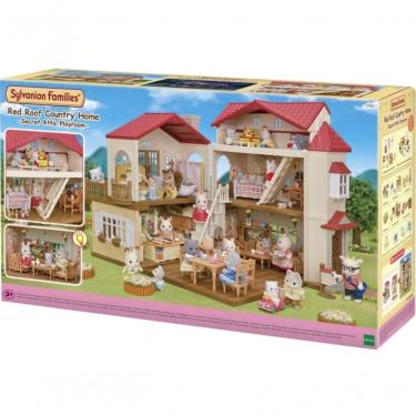 Imagem de Cenário de Casinha Sylvanian 5708 com Sótão Secreto Luzes nos Quartos Vermelho Epoch