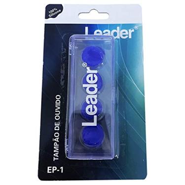 Imagem de Leader Glasses Tampão Protetor de Ouvido em Silicone Azul – Hipoalergênico, Confortável e Reutilizável – Proteção Eficiente para Natação e Esportes Aquáticos