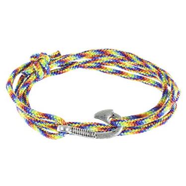 Imagem de West Coast Paracord — Pulseiras femininas ajustáveis com âncora náutica e anzol – Feito de corda de nylon
