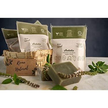 Imagem de Kit Natural e Vegano Roma Natural: 3 Sabonetes Argila Verde - Antiolio