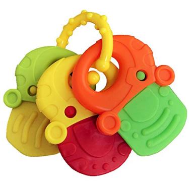 Imagem de Mordedor Chaveiro Para Bebê, Multicolorido, Key, IBMKIDS
