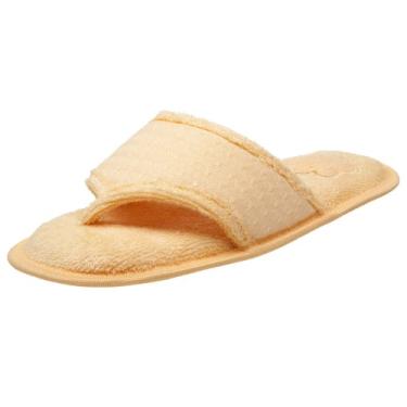 Imagem de MUK LUKS Chinelo feminino I Luv Planet Earth, Dreamsicle, Medium (US Women's 7-8 M)