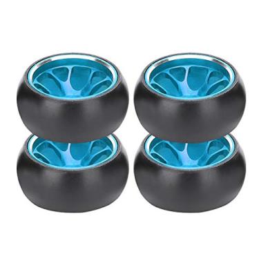Imagem de Pneus de cubo RC de metal, pneus leves de liga de alumínio RC para MINI-Q/MINI-D Carro RC para Wltoys K969 1/28 Carro RC(azul)