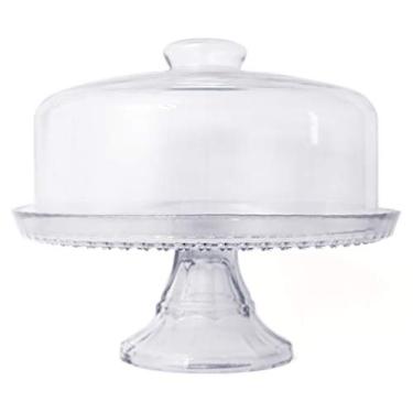 Imagem de Boleira De Vidro Tampa Porta Bolo Gourmet Pâtisserie Luxo