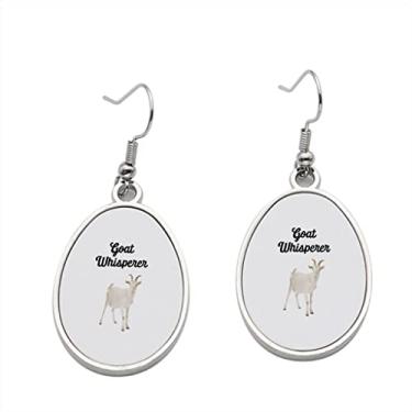 Imagem de Brinco de cabra Whisperer – Brincos com pingente de cabra para meninas – Presente de festa de aniversário dos namorados, Metal, Sem pedras preciosas