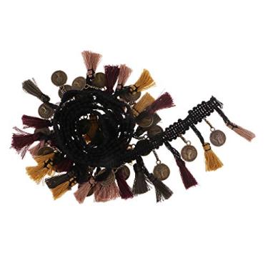 Imagem de LoveinDIY 1yd Boho Estilo Cobre Queda Franja Borla Acabamento Renda Costura Estofado Cortina