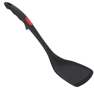 Imagem de Espátula, espátula de silicone, resistente ao calor, utensílio de cozinha, utensílio de cozinha, para inverter ovos, hambúrgueres, panqueca, peixe, carne e mais (espátula)