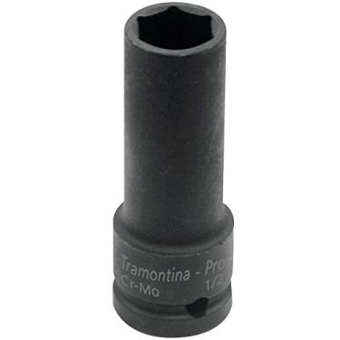 Imagem de Soquete de Impacto Sextavado Longo 30mm Encaixe 1/2'' Tramontina PRO