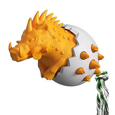 Imagem de KINGREE Brinquedos para mastigar cães, limpeza de dentes de cães cuidados dentários borracha natural resistente durável