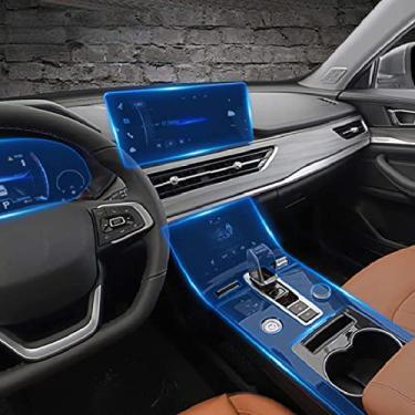 Imagem de MIVLA Interior do carro Console central transparente TPU filme protetor de reparação, para acessórios automotivos Chery Tiggo 8 Pro 2021-2022
