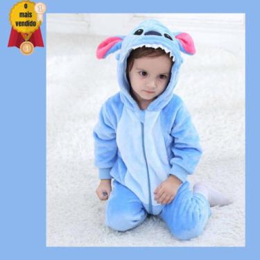Imagem de Pijama Stitch Infantil C/Bolso 100% Algodão Antialérgico - Jhon House
