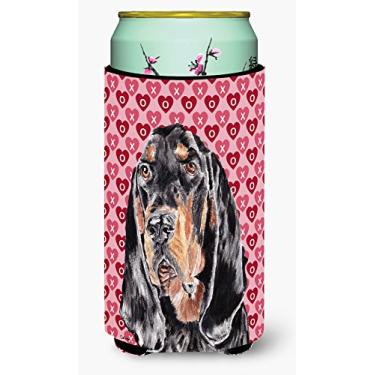 Imagem de Caroline's Treasures SC9553TBC Coonhound Valentine's Love Tall Boy Beverage Isolador isolante para bebidas, abraçadeira, para meninos altos, multicolorido