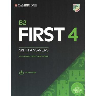 Imagem de B2 First 4 Sb With Answers With Audio & Resource Bank Authentic Practice Tests
