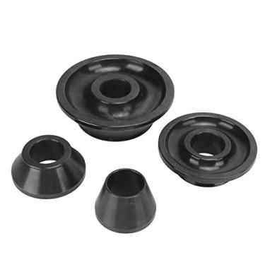 Imagem de Conjunto de cones de balanceador de pneu, 4 peças conjunto de cone de balanceador de roda de aço carbono 36 mm diâmetro do eixo ferramenta de reparo de pneu para carro caminhão SUV