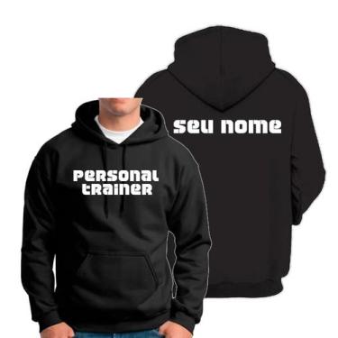 Imagem de Moletom Personal Trainer Com Seu Nome Nas Costas Personalizado - Sete