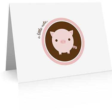Imagem de Cartas Porco Note (24 cartões com envelopes em branco)