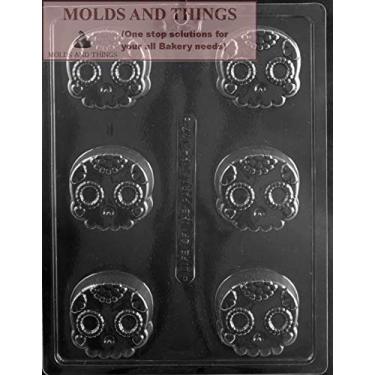 Imagem de Molde decorativo de caveira Halloween Oreo Party Favor Chocolate Soap Mold Envio no mesmo dia m313
