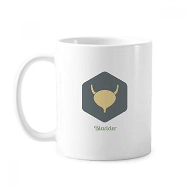 Imagem de Caneca para bexiga de órgãos internos do corpo cerâmica xícara de porcelana de café louça