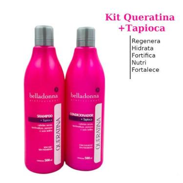 Imagem de Shampoo E Condicionador Queratina +Tapioca Belladonna