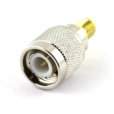 Imagem de DGZZI 2 pacotes TNC macho para RP SMA fêmea RF adaptador coaxial TNC para conector SMA coaxial