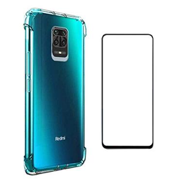 Imagem de Capinha Anti Impacto Xiaomi Redmi Note 9S + Película 5D Nano Flexível + Kit Aplicação
