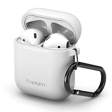 Imagem de Spigen Silicone Fit Compatível com Airpods 1 & 2 Capa [LED frontal não visível] - Branco