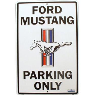 Imagem de Hangtime Mustang Parking Only 18 x 12