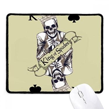 Imagem de Gambling Utensils Padrão de cartas Mousepad Borda costurada Tapete de borracha para jogos