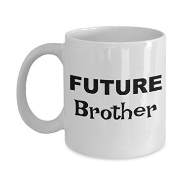 Imagem de Future Brother Gifts â€“ Caneca de café Future Brother â€“ Ideias de presente para irmão â€“ ou presente de mordaça â€“ para aniversário