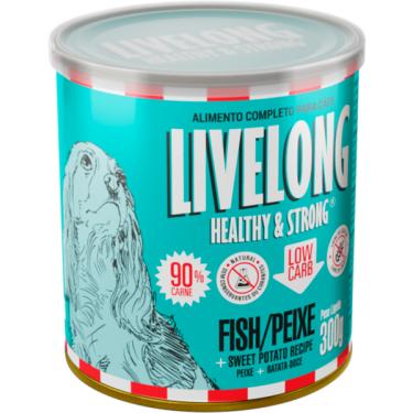 Imagem de Alimento Natural Livelong Peixe para Cães - 300 g