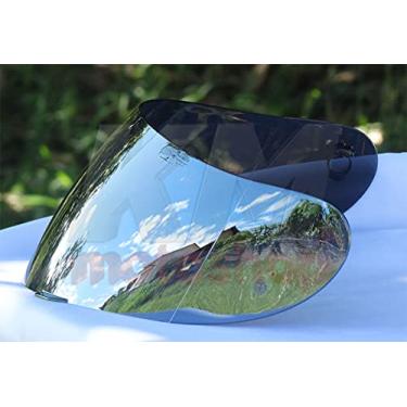 Imagem de Viseira AGV K3 K4 / Street 8 Cromada Tratamento Anti-risco Importada