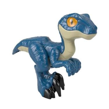 Imagem de Boneco Imaginext Jurassic World Mattel Azul