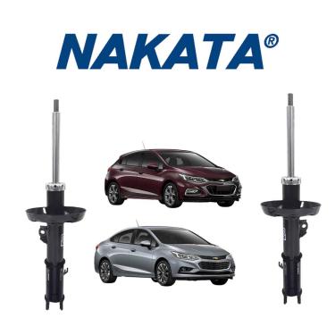Imagem de Par Amortecedor Chevrolet Cruze Sedan 2016 A 2019 Dianteiro Direito + Esquerdo Nakata