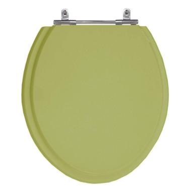 Imagem de Assento Laqueado Convencional Oval Verde Itapuã Tampa Vaso Deca-incepa-celite-ideal-roc...