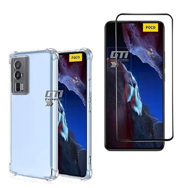 Imagem de Kit Capa Anti Impacto e Película De Vidro 3D 9D Para Poco F5 Pro