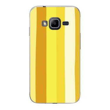 Imagem de Capa Case Capinha Samsung Galaxy J1 Mini Arco Iris Amarelo - Showcase