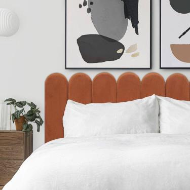 Imagem de KIT 6 Placas Cabeceira Nuvem Estofada Para Cama Box - Módulo 20cm x 60cm