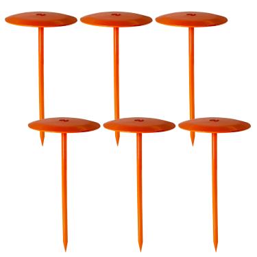 Imagem de FEBTECH - Marcador de tanque séptico – 15 x 25 cm – Marcadores de linha de propriedade adequados para proteger sua fossa séptica e limites de propriedade com estacas sólidas e resistentes – Pacote com