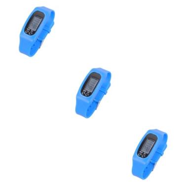 Imagem de Baluue 3 Pecas pulseira esportiva multifuncional LED relógio esportivo LED relógio de exercício relógios fitness pedômetro relógio de pulso relógio pedômetro conduziu Assistir ginástica