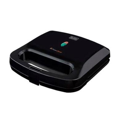 Imagem de Sanduicheira Grill Gs800 Antiaderente Black Decker Preto110v