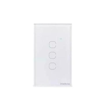 Imagem de Painel Frontal Interruptor Smart Ews 1003 Intelbras Branco.