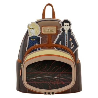Imagem de Loungefly Marvel Loki TVA Lenticular Multiverse Mini Mochila, Multi, One Size, Mochila